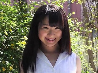 asiático Cutie Tsukiho Kobayakawa de by oneself erótico