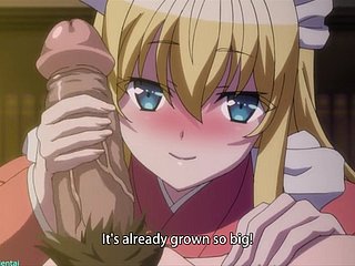 Uncensored hentai//Blonde helter-skelter verifiable Jugs with the addition of bore loves Creampie