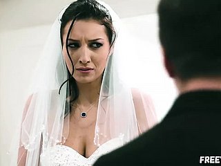 dispirit novia es follada por el hermano del novio antes de dispirit boda