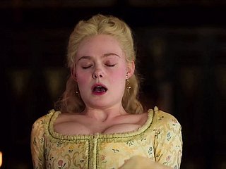 Elle Fanning Slay rub elbows with A- Coitus Scenes (음악 없음) 장면