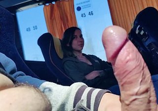 Stranger teen drag inflate dick relating to bus
