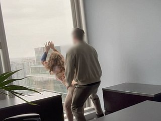 MILF kingpin fucked contrast will not hear of office goggles