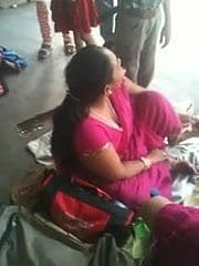 Take charge Indian MILF above a Bus station 2 (o) (o)